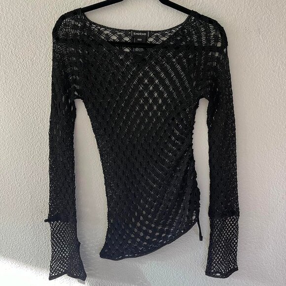 bebe fishnet top - Picture 1 of 1